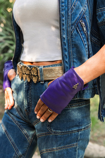 Cintura Psyche oro con fibbia argento