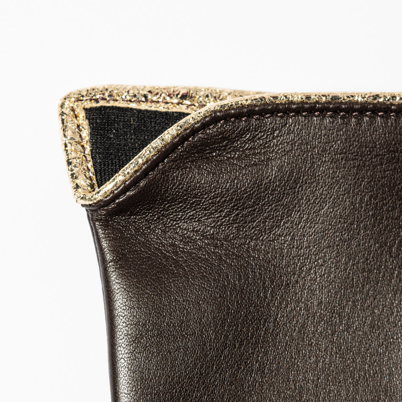 Manicotti medi neri piping dorato